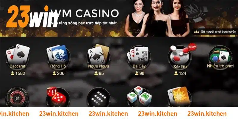 Chiến lược thắng lớn khi tham gia cá cược tại WM casino 23WIN